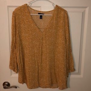 Gap Mustard Yellow Blouse